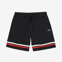 Fila Stripe Tape Half - Miesten Shortsit - Mustat | FI-93453